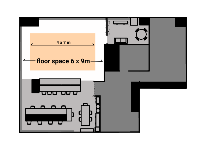 Studio floor plan